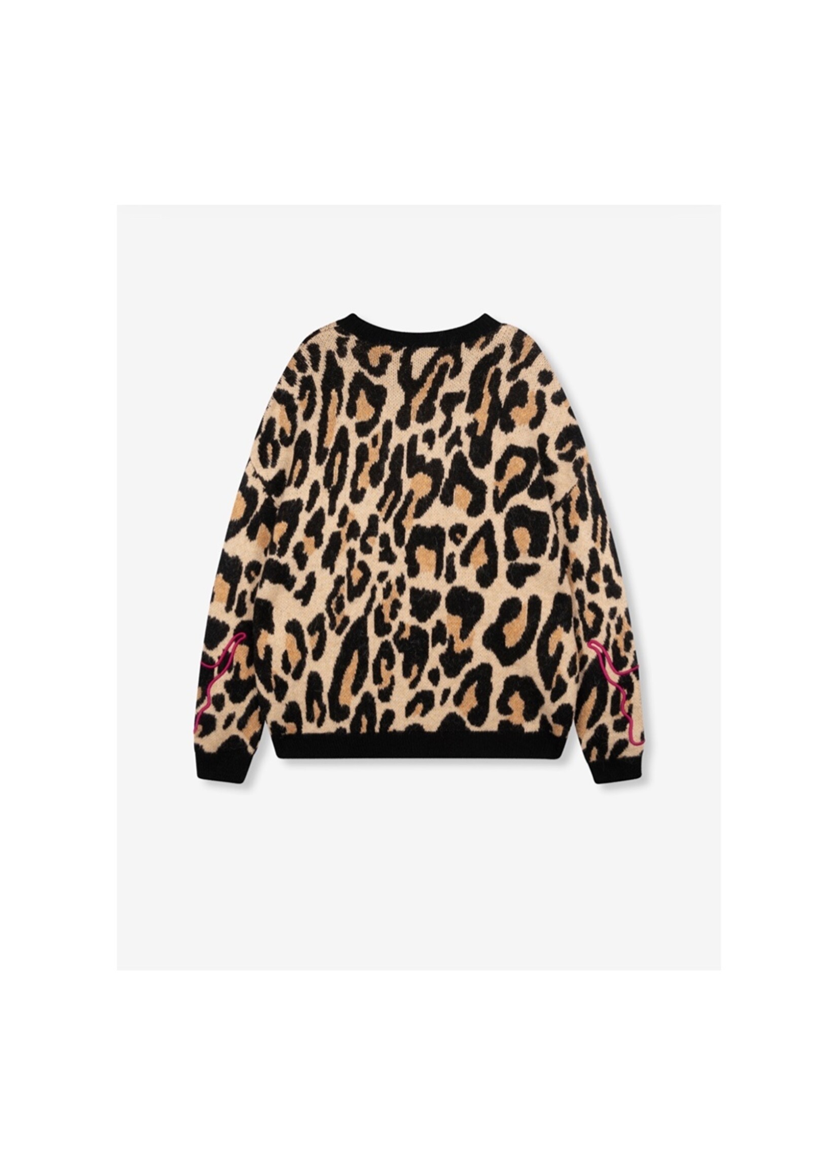 Alix The Label Knitted Jaguar Pullover