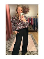 Alix The Label Woven Blurry Flower  Blouse