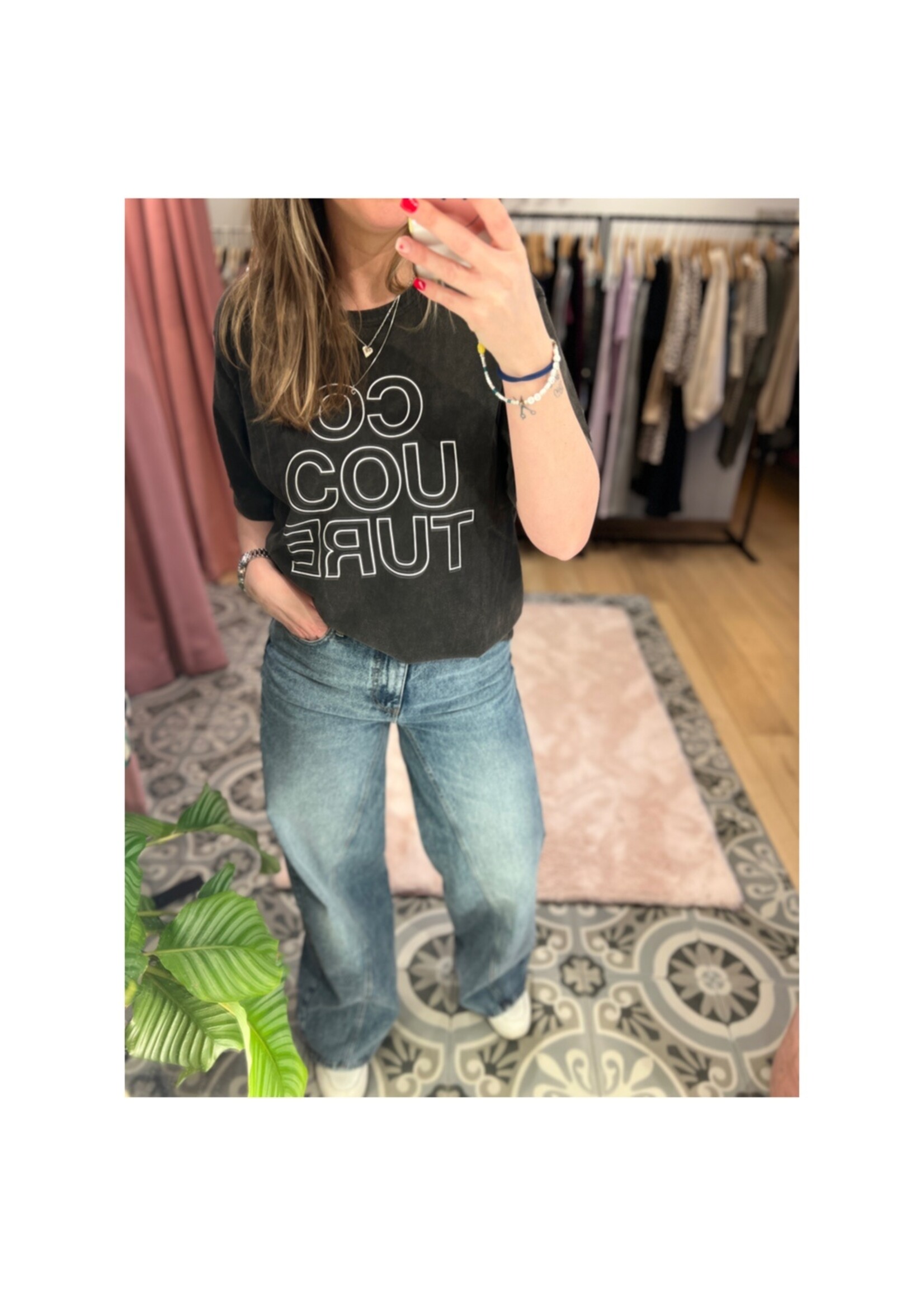Co'Couture AcidCC Outline oversized Tee