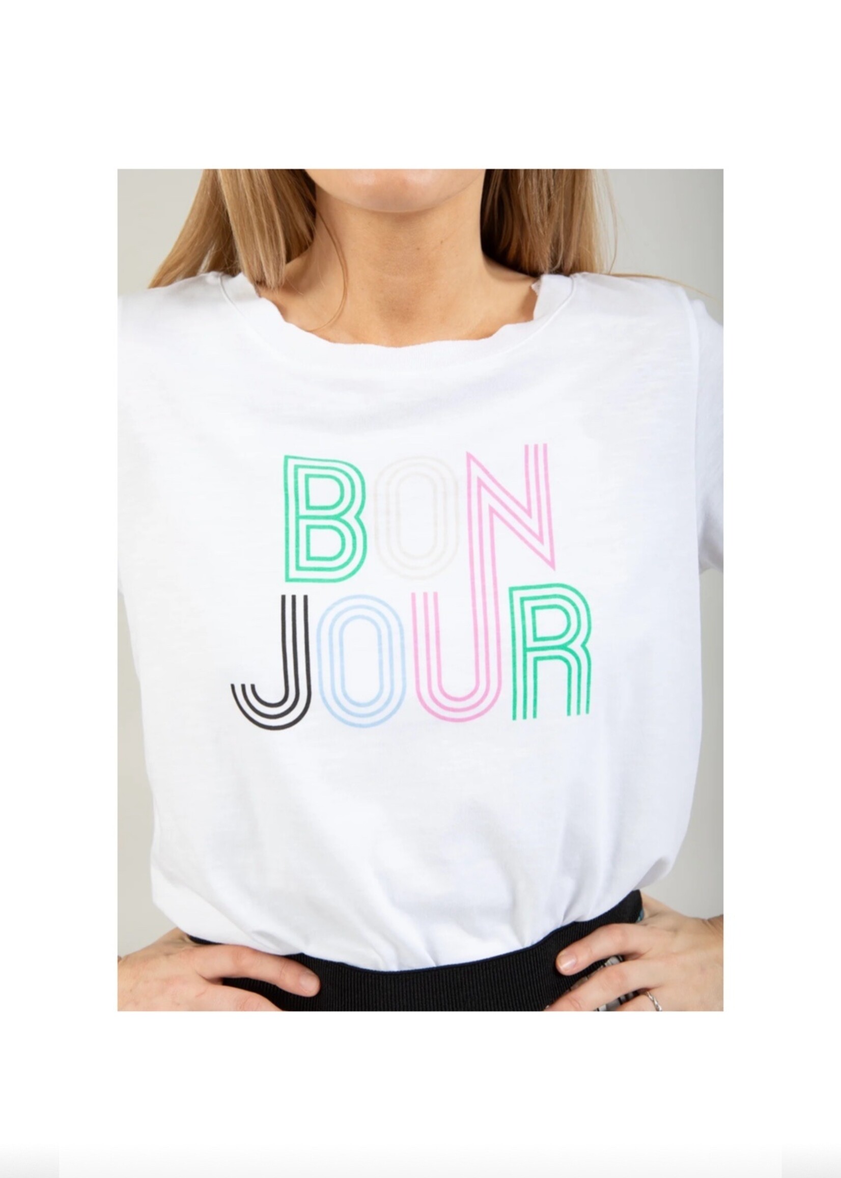 By Coster Copenhagen T-Shirt with Bonjour print
