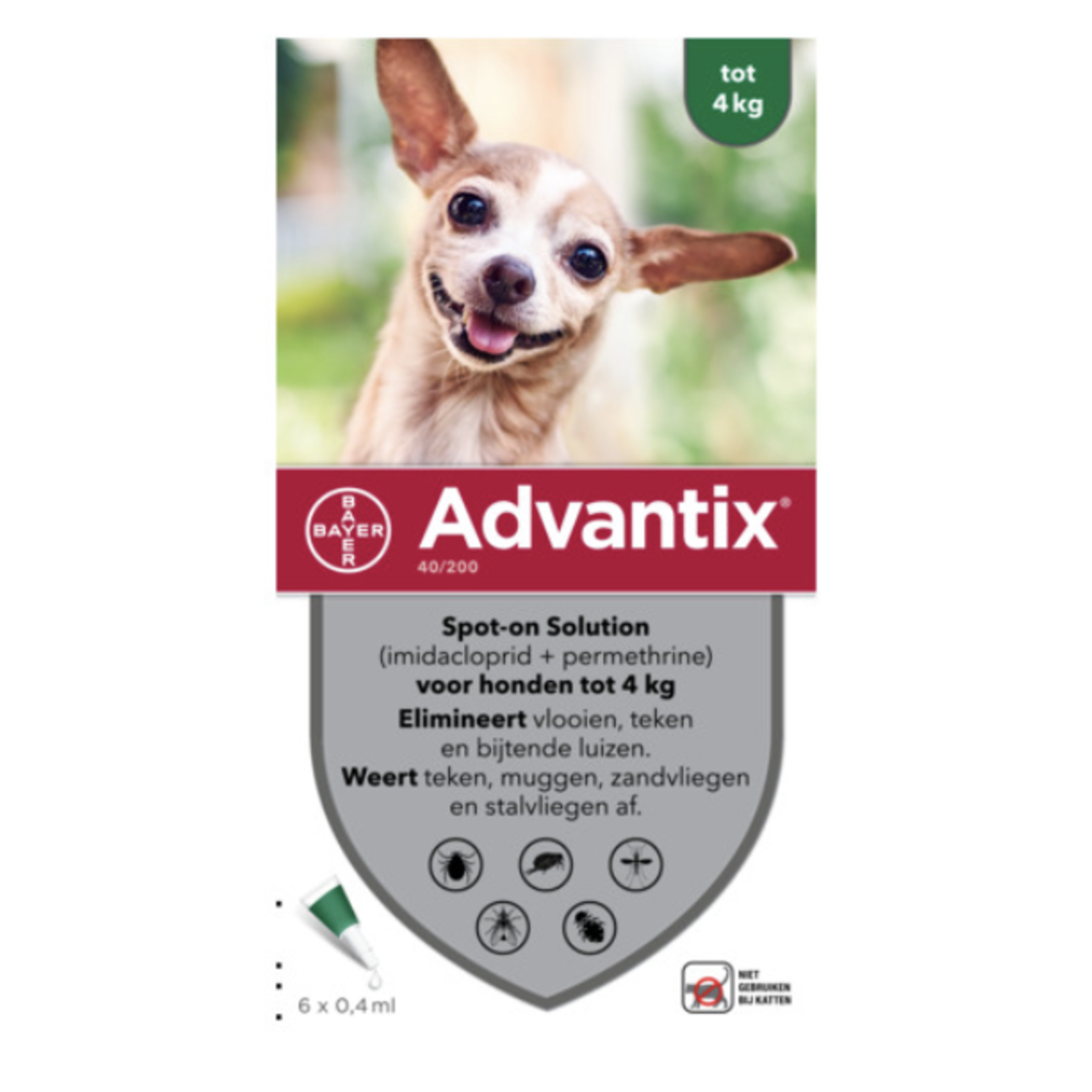 Advantix Advantix Spot-on 40 / 1kg-4kg 6pip.