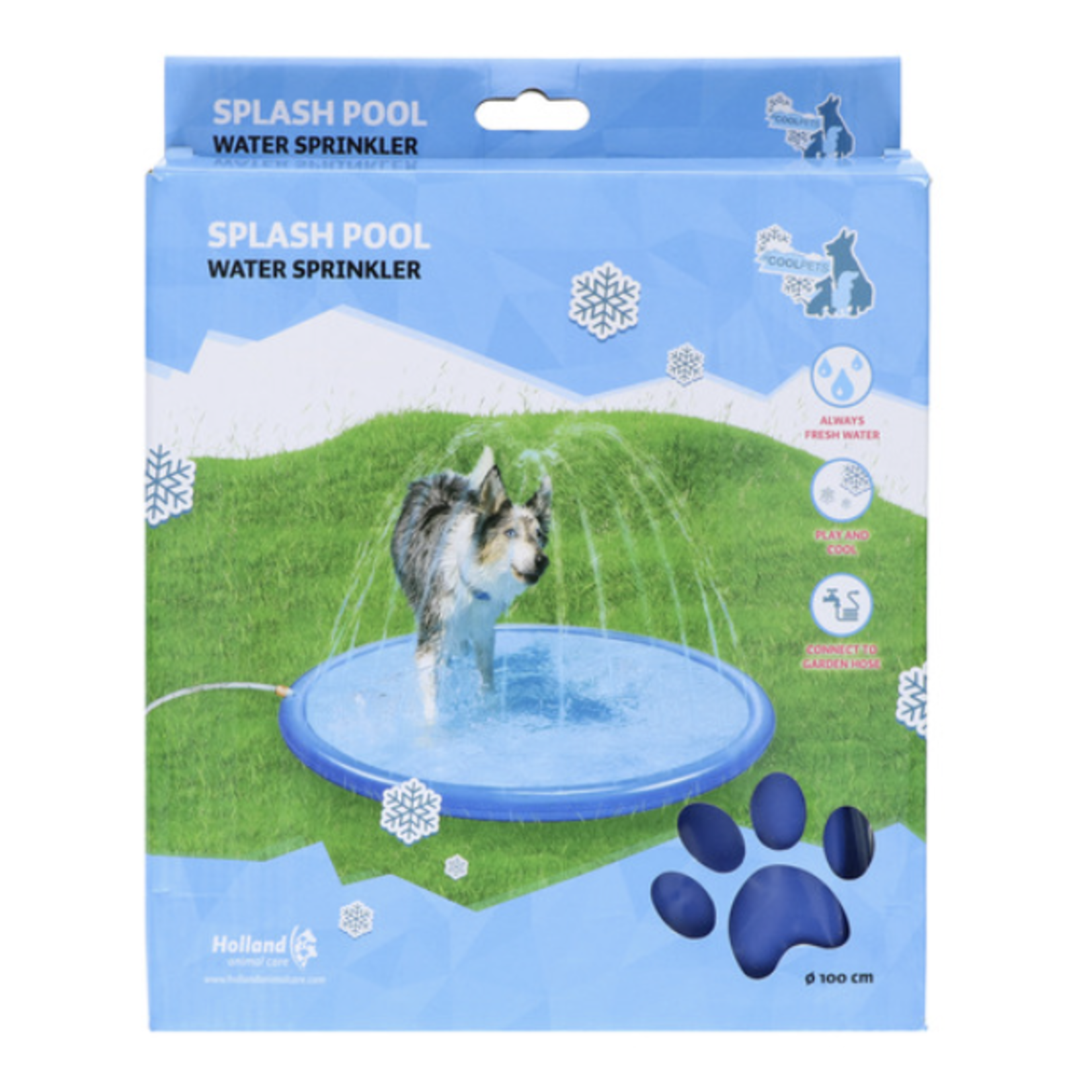 CoolPets Splash Pool Sproeier 100cm