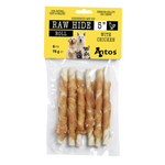 Antos Raw Hide White & Chicken Roll 5” 6st