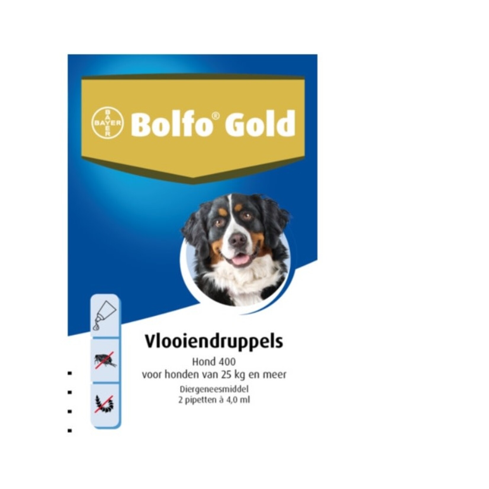Bolfo Gold Bolfo Gold Hond 400: 25 - 40 kg /  2 pip
