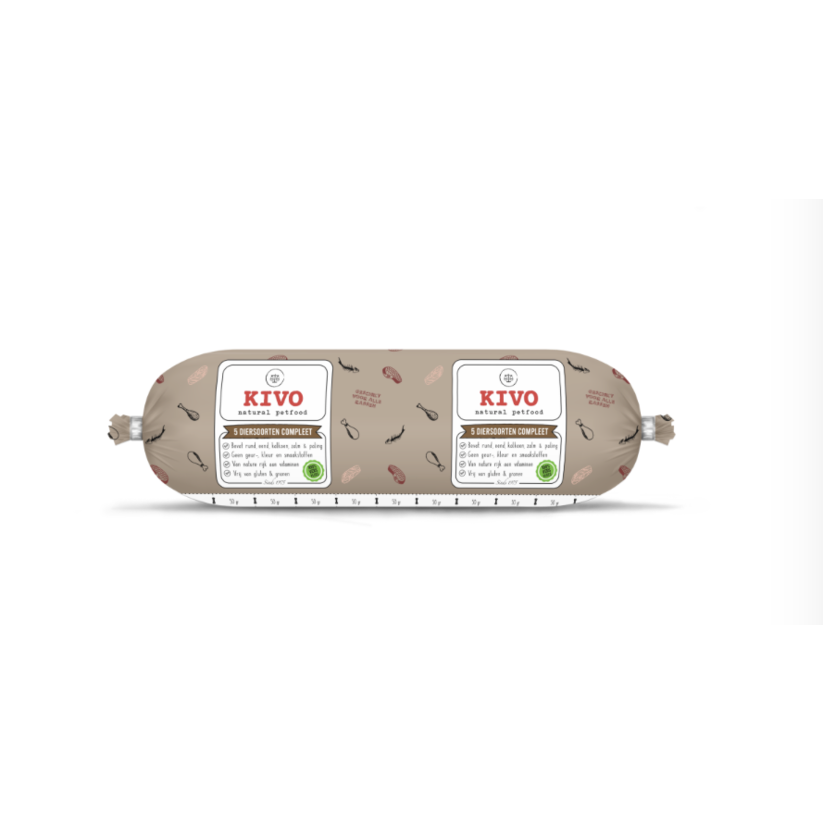 Kivo Kivo 5 Diersoorten Compleet 500gr