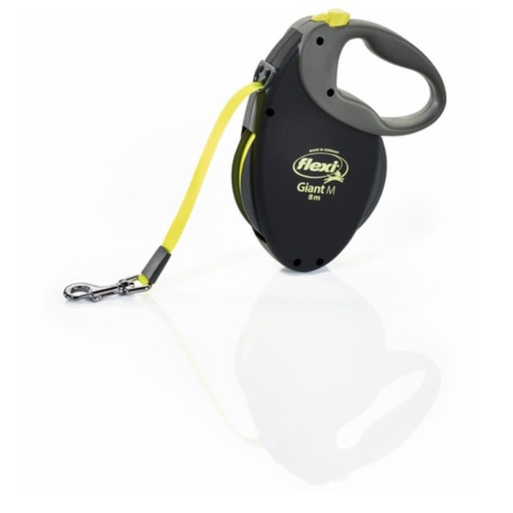 Flexi Giant Neon Tape M 8m Geel/Zwart