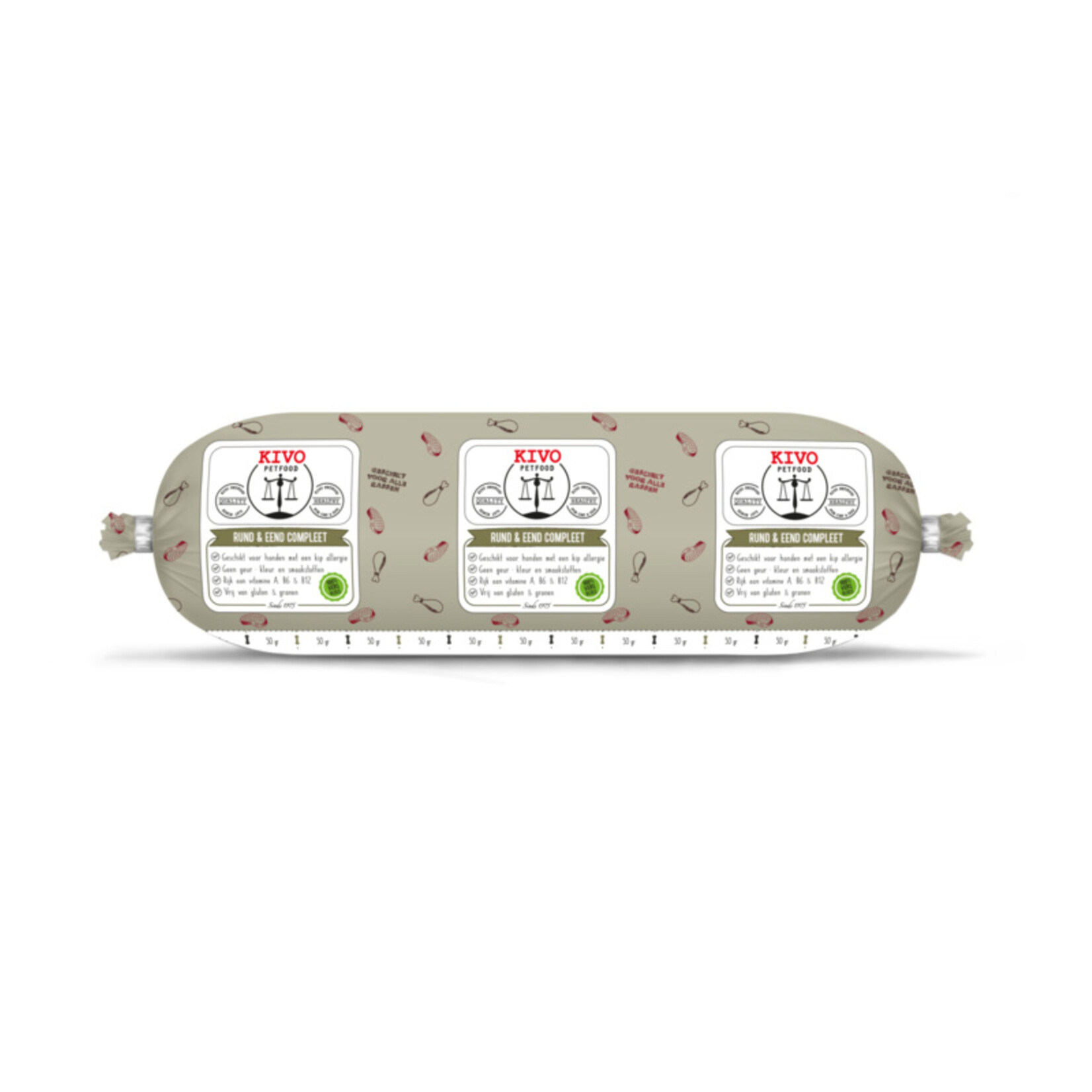 Kivo Kivo Rund & Eend Compleet 500gr