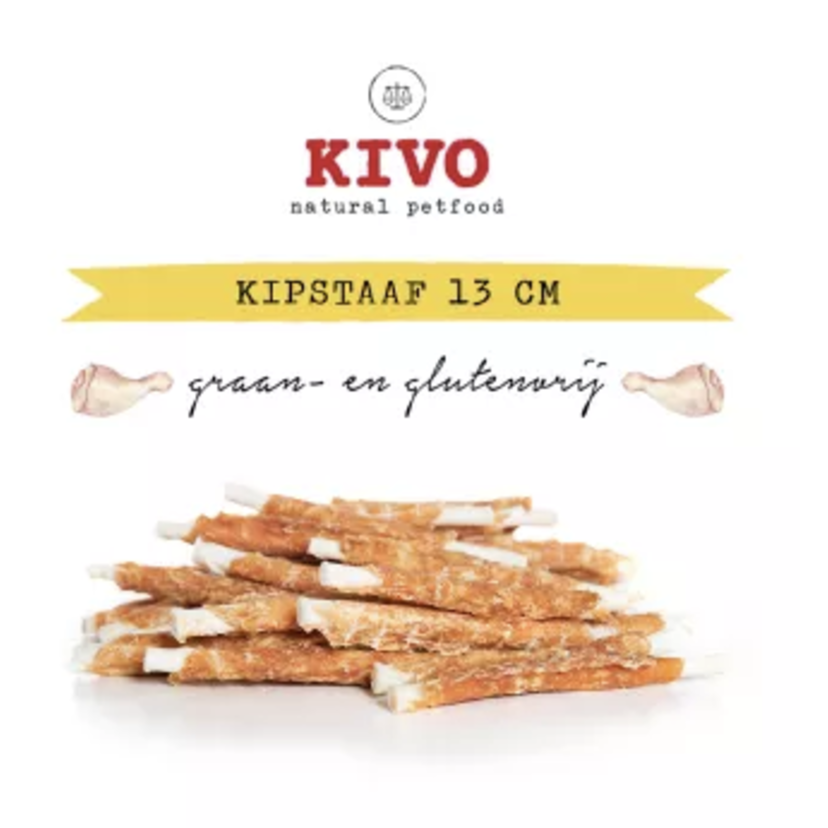 Kivo Kivo Kipstaafjes 20cm 300gr