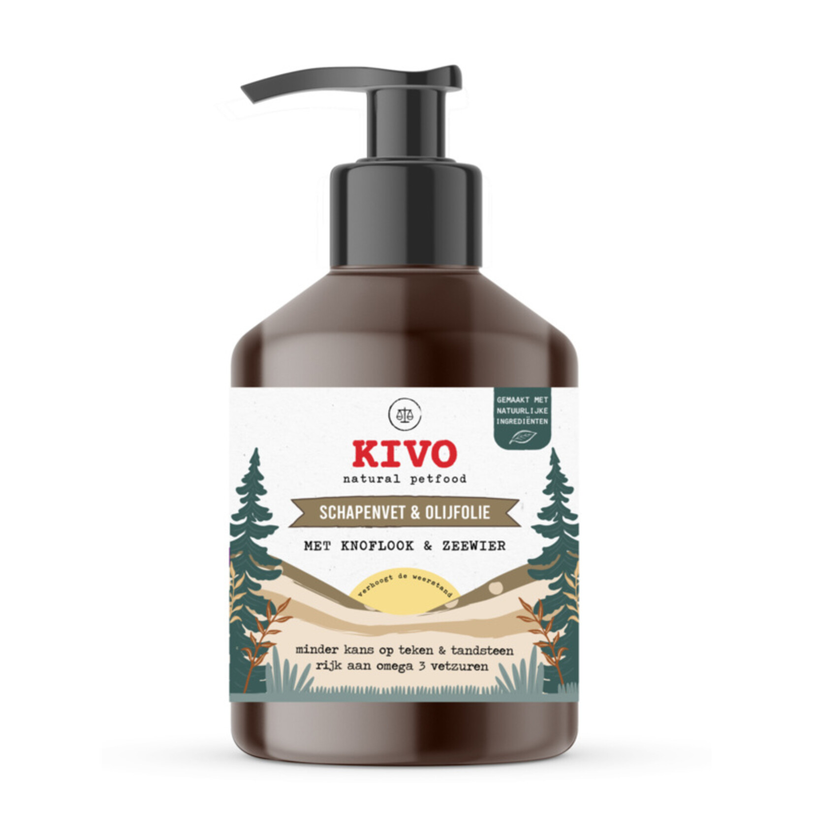 Kivo Kivo Schapenvet met Knoflook & Zeewier 500ml