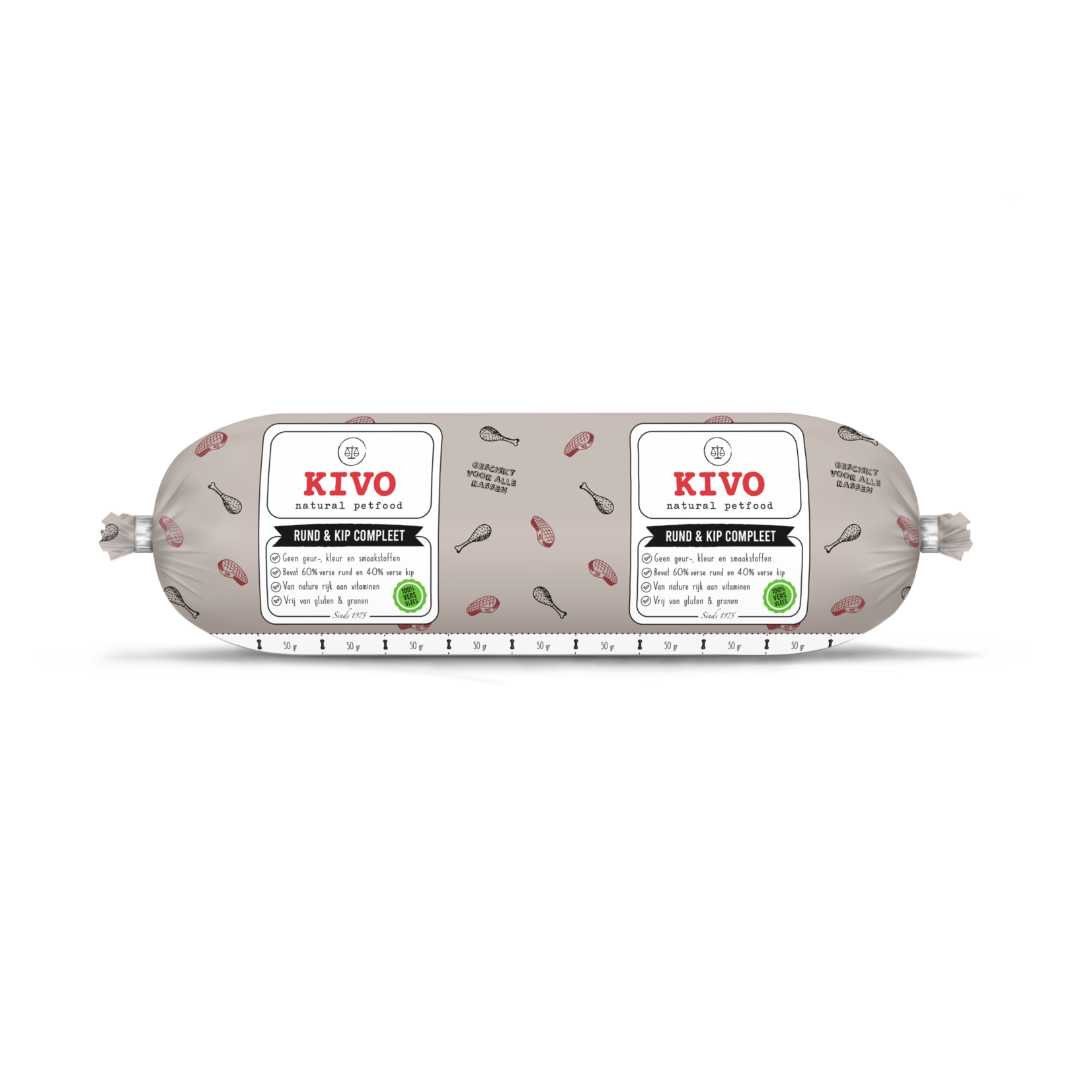 Kivo Kivo Rund & Kip Compleet 250gr