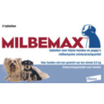 Elanco Milbemax Pup & Hond 0,5 - 5 kg  / 4 tab.