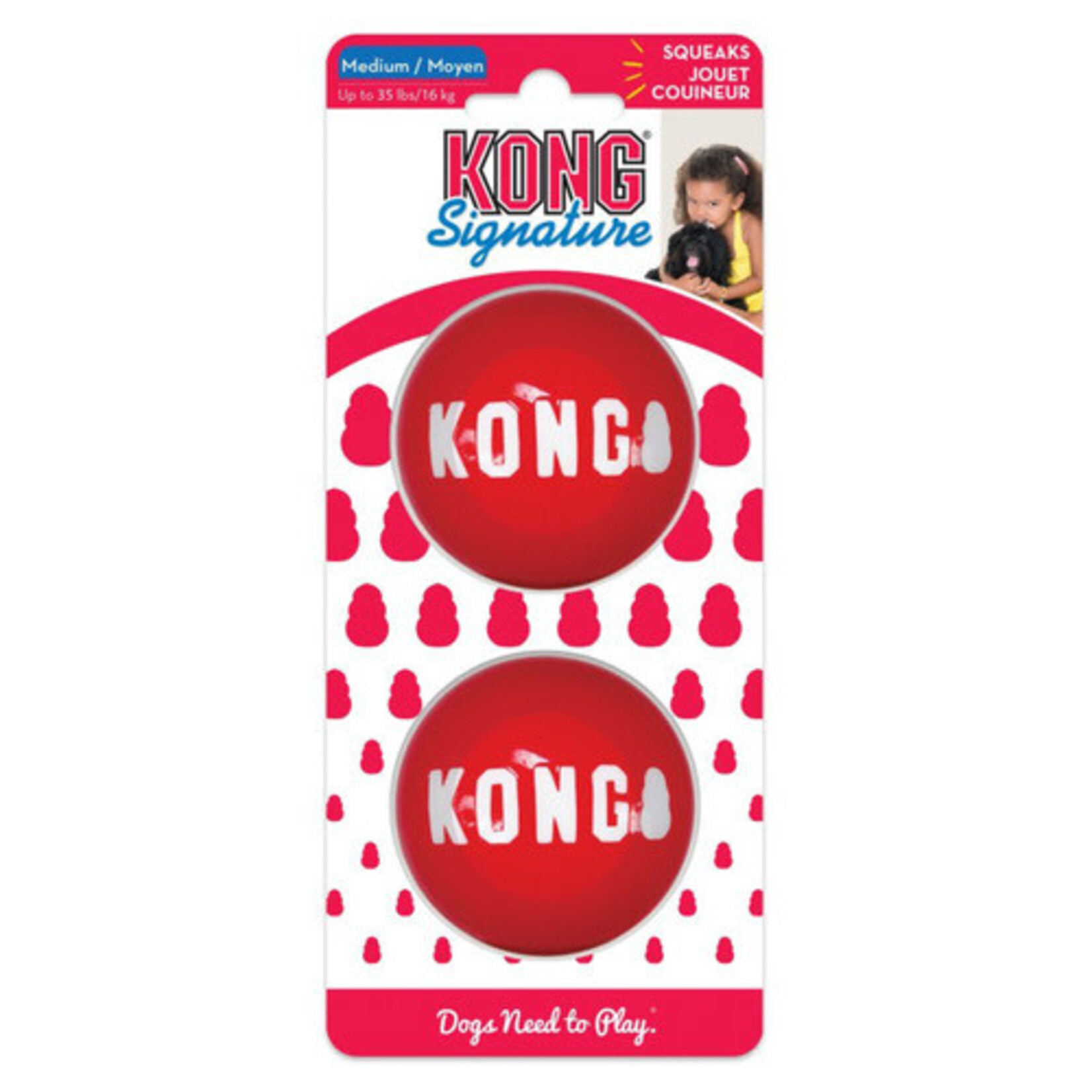 Kong Signature Balls Rood M 2st