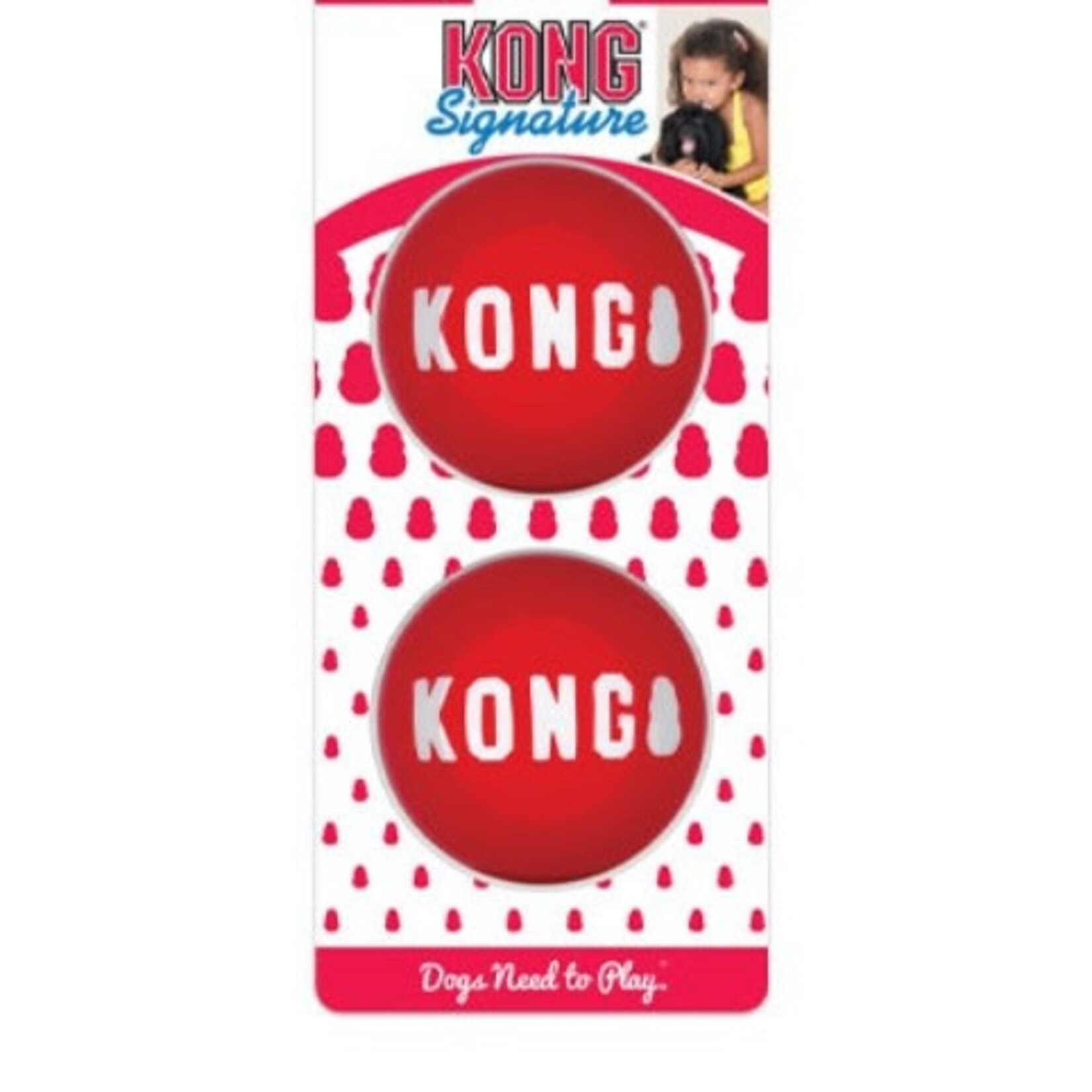Kong Signature Balls Rood L 2st