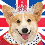 P&D Collections V.O.F. Royal Corgi Napkin 25x25