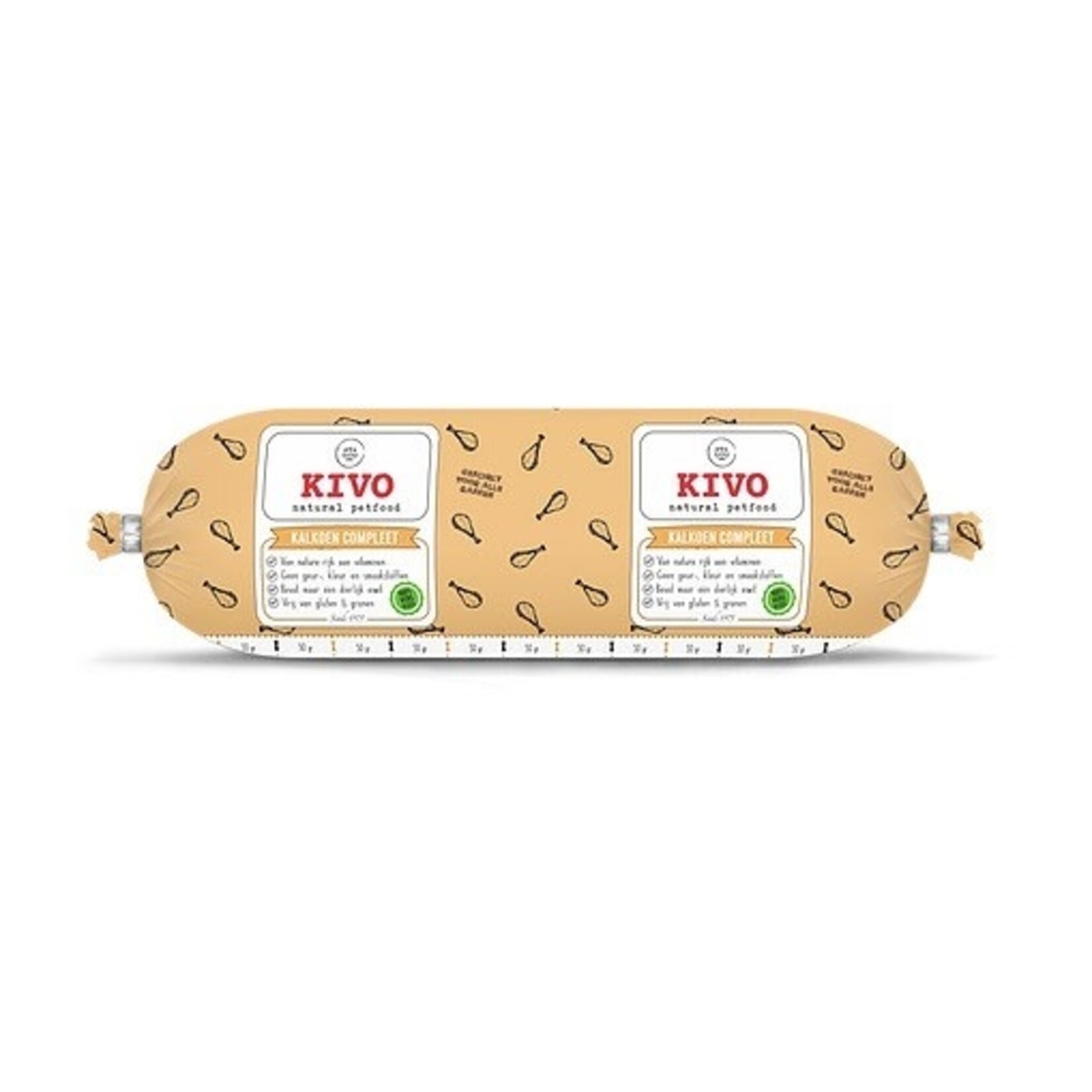 Kivo Kivo Kalkoen Compleet 500gr