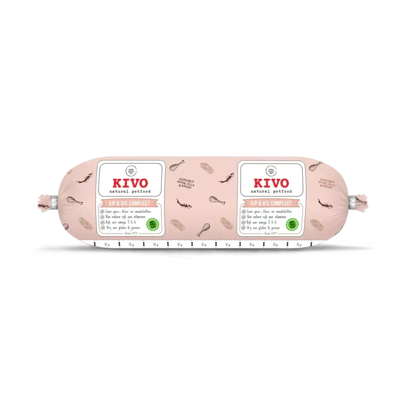 Kivo Kivo Kip & Vis Compleet 500gr