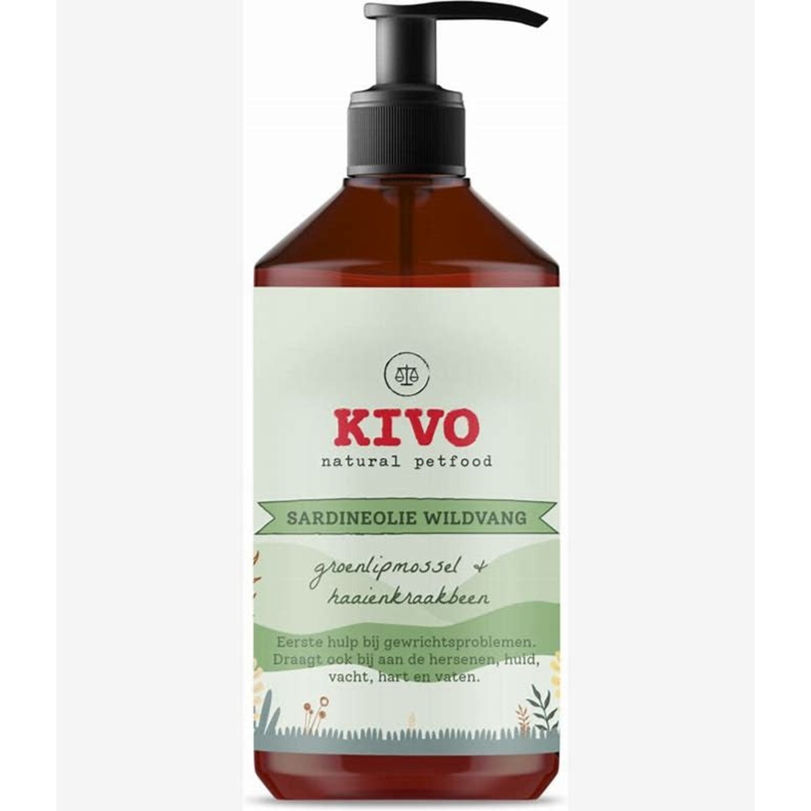 Kivo Kivo Sardineolie met Groenlipmossel & Haaienkraakbeen 500ml