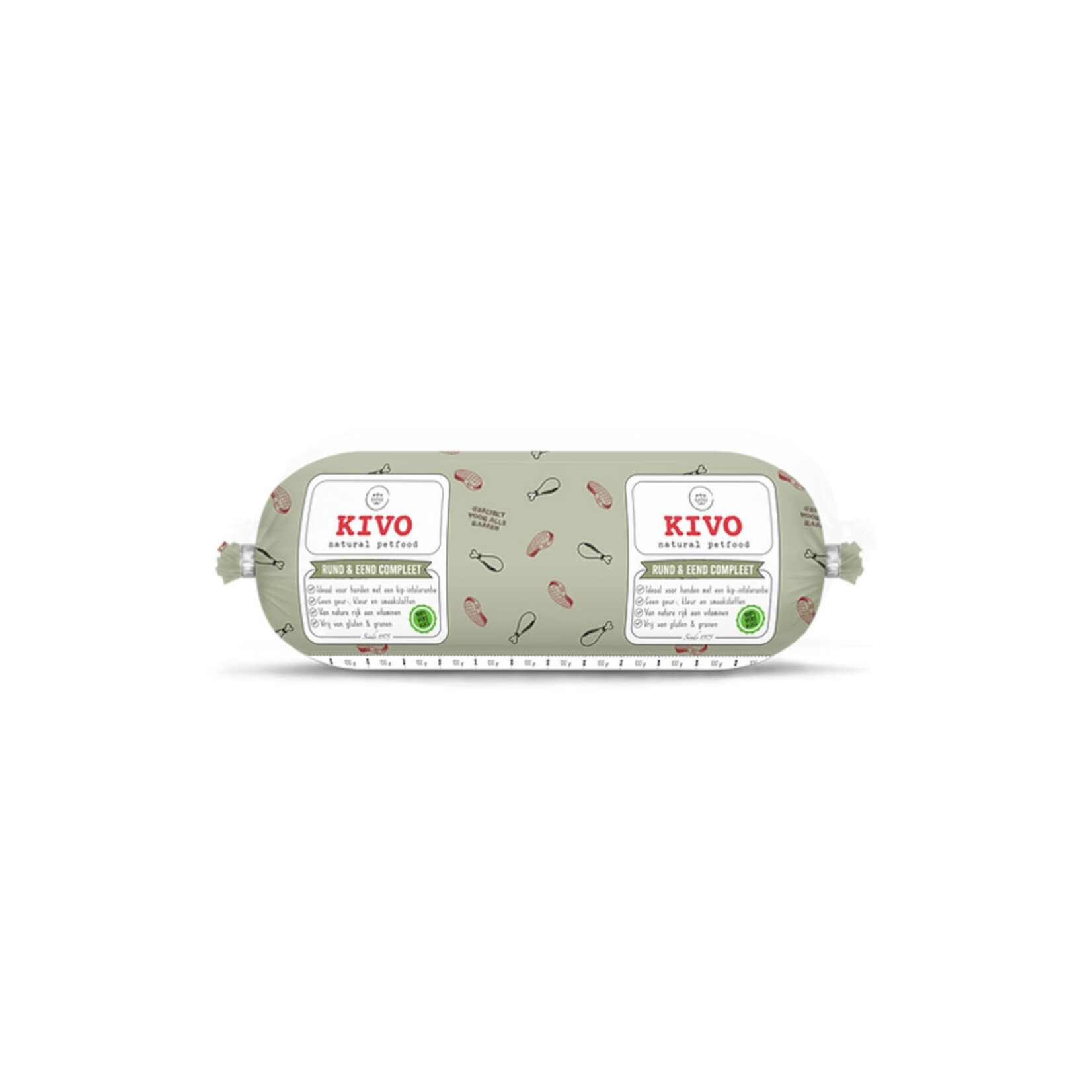 Kivo Kivo Rund & Eend Compleet 500gr