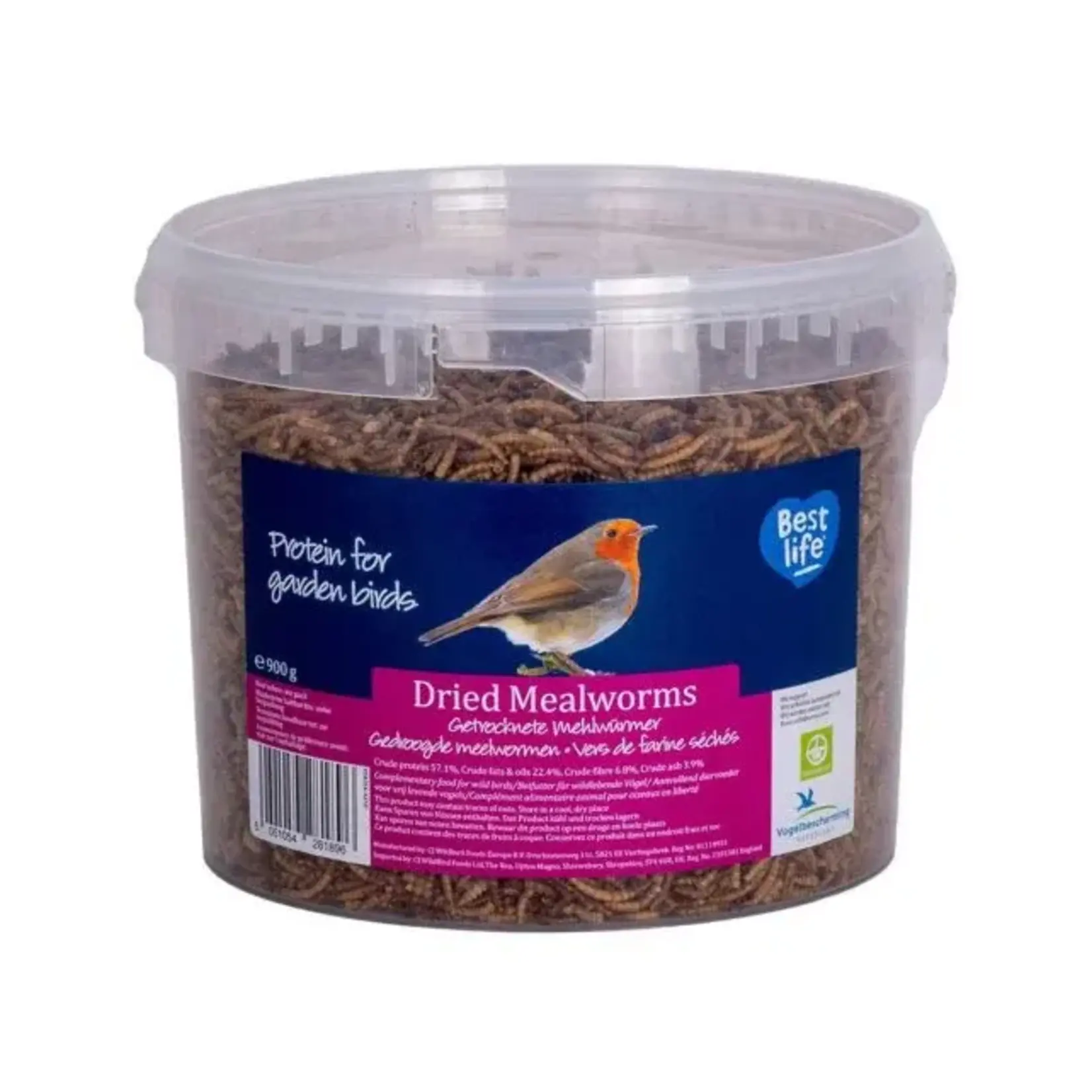 CJ Wildlife CJW Meelwormen In Emmer 900gr (5ltr)