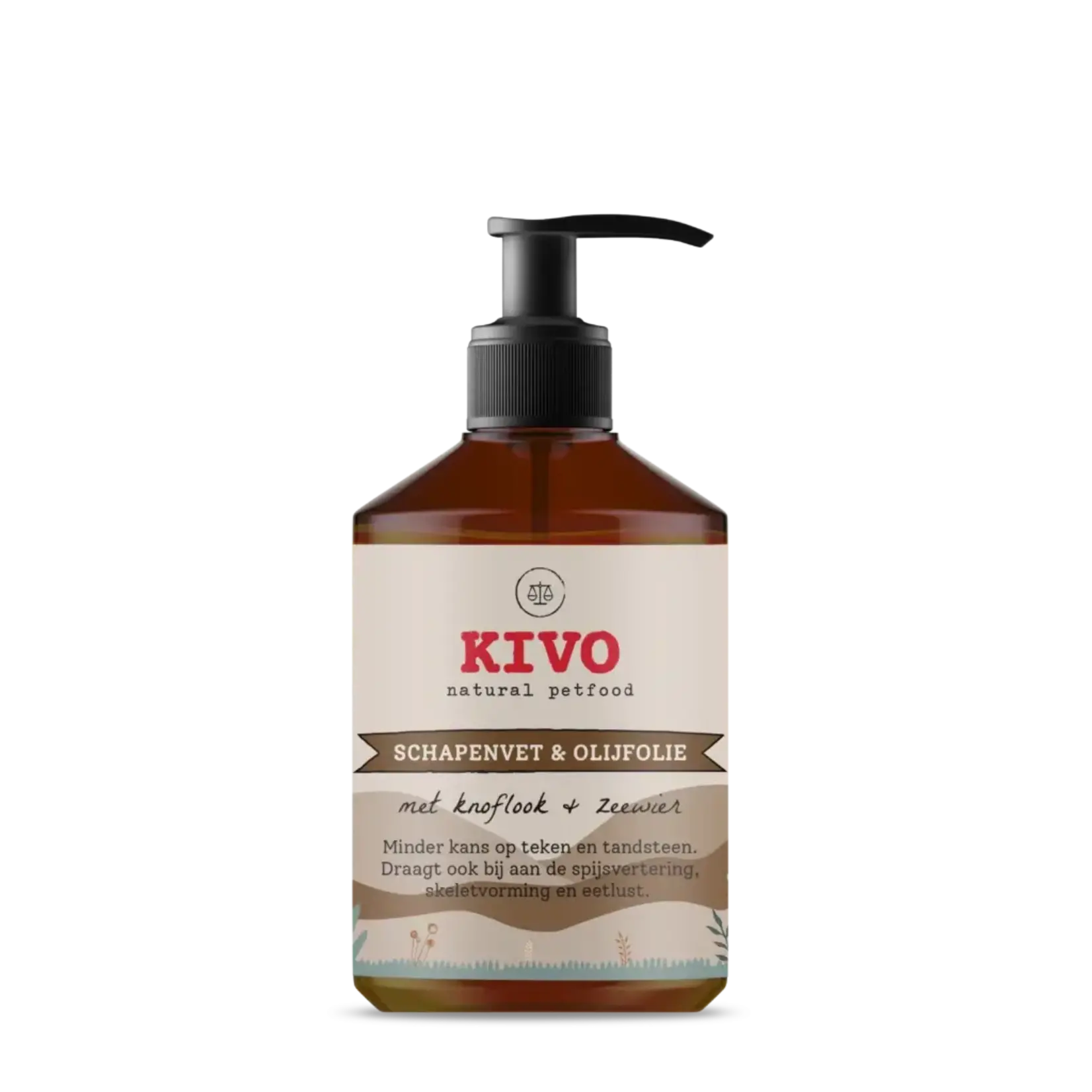 Kivo Kivo Schapenvet met Knoflook & Zeewier 500ml