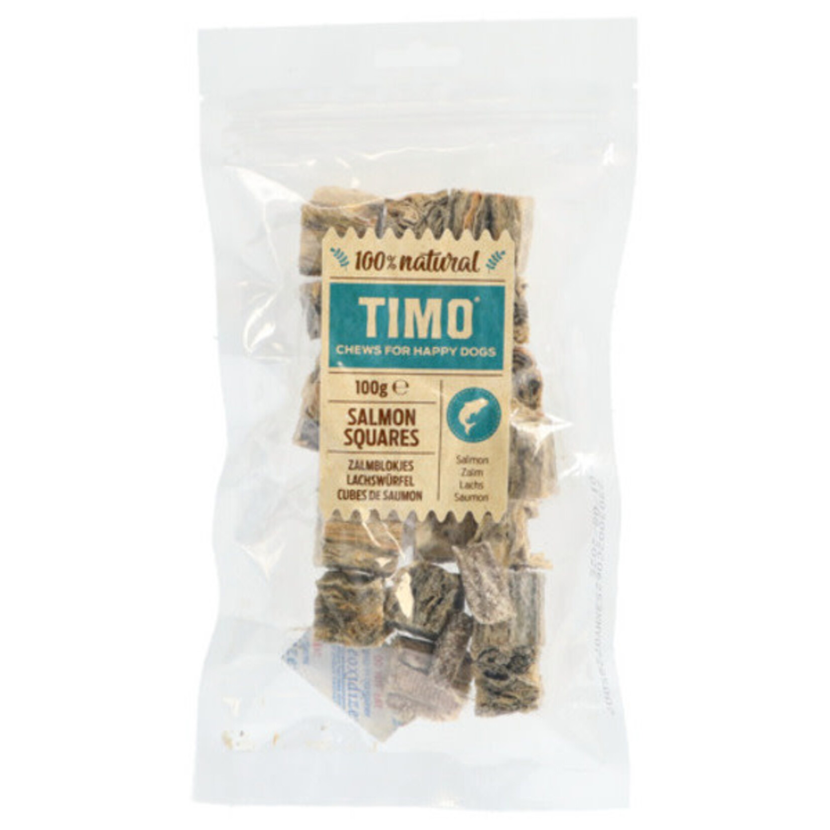 Timo Salmon Squares 100gr