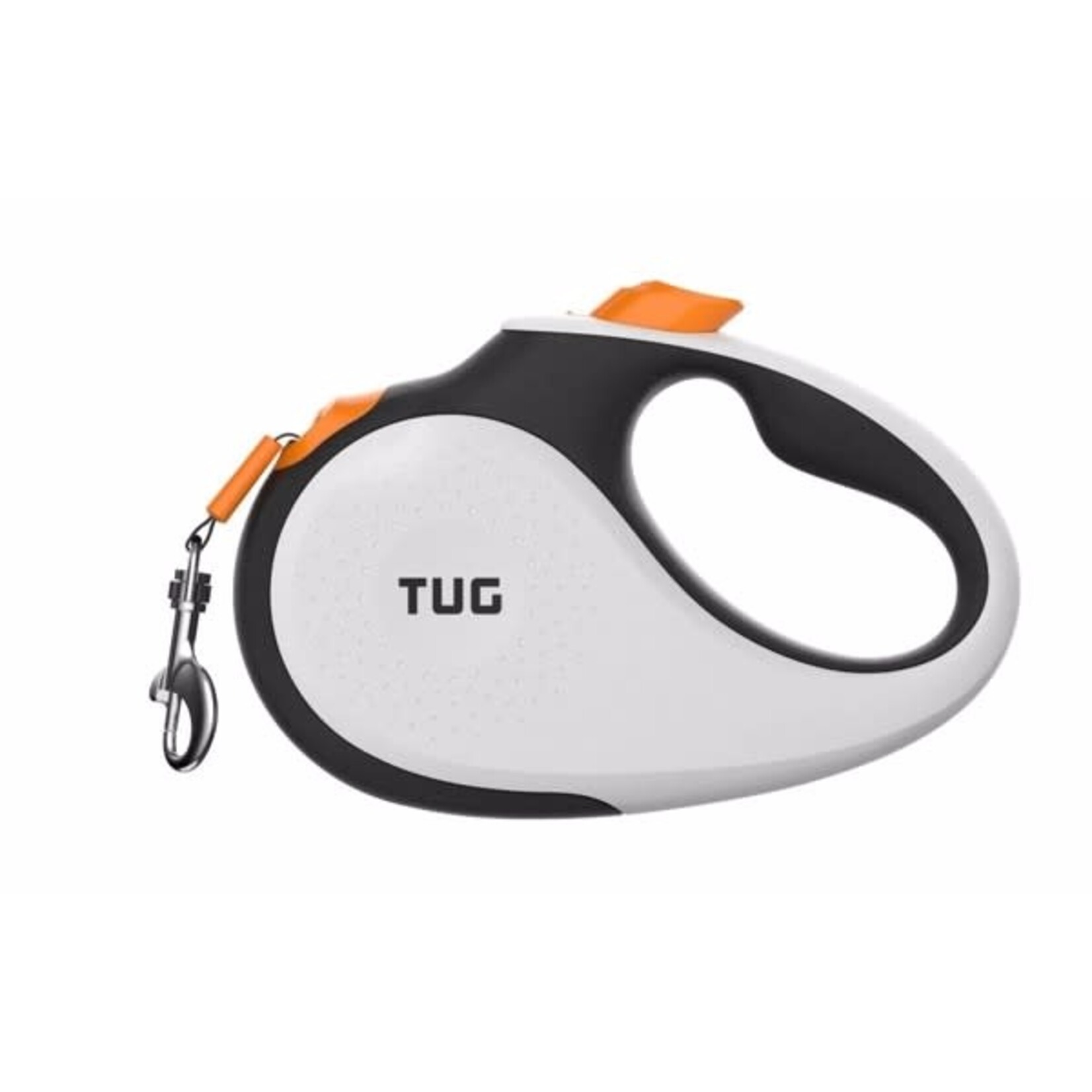 CJ Wildlife 360° Knoopvrije Intrekbare Rollijn Wit|Oranje XS 3 m