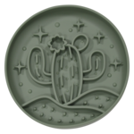 Jack & Vanilla JV Cactus Slow Feeder Hondenkom met Zuignap Groen Ø20×4 cm