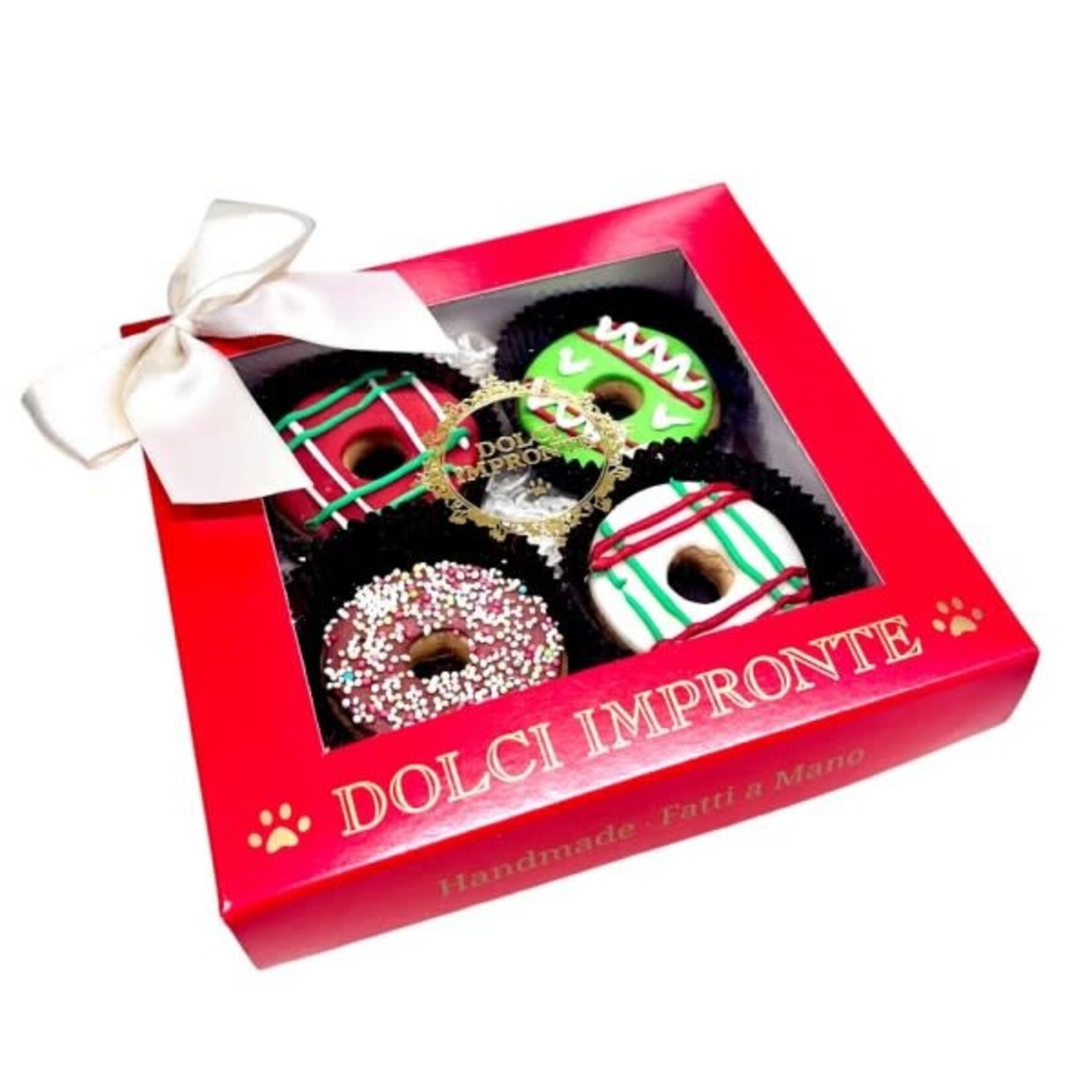Dolci Impronte Box Xmas Mini Donuts 4st 55gr