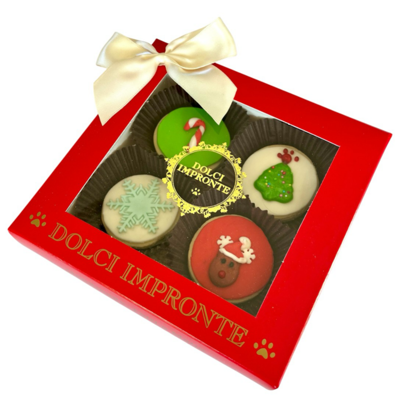 Dolci Impronte Box Christmas Cupcakes 4st