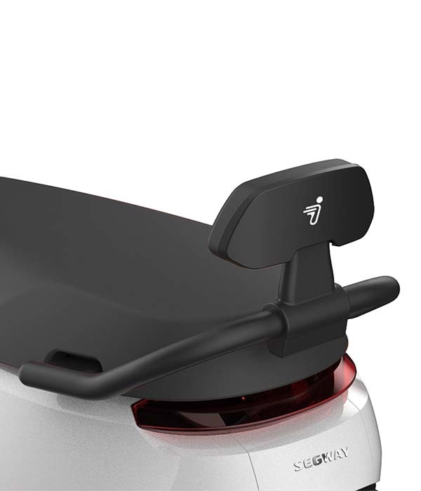 Segway E110SE rugsteun zwart met zwart kussen