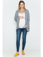 Querential Maternity Geplooide kimono vest