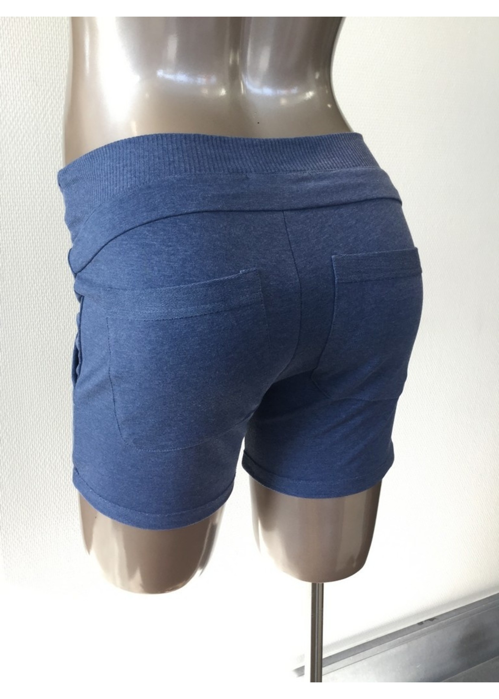 9FASHION BECKY SHORTS - INDIGO MELANGE