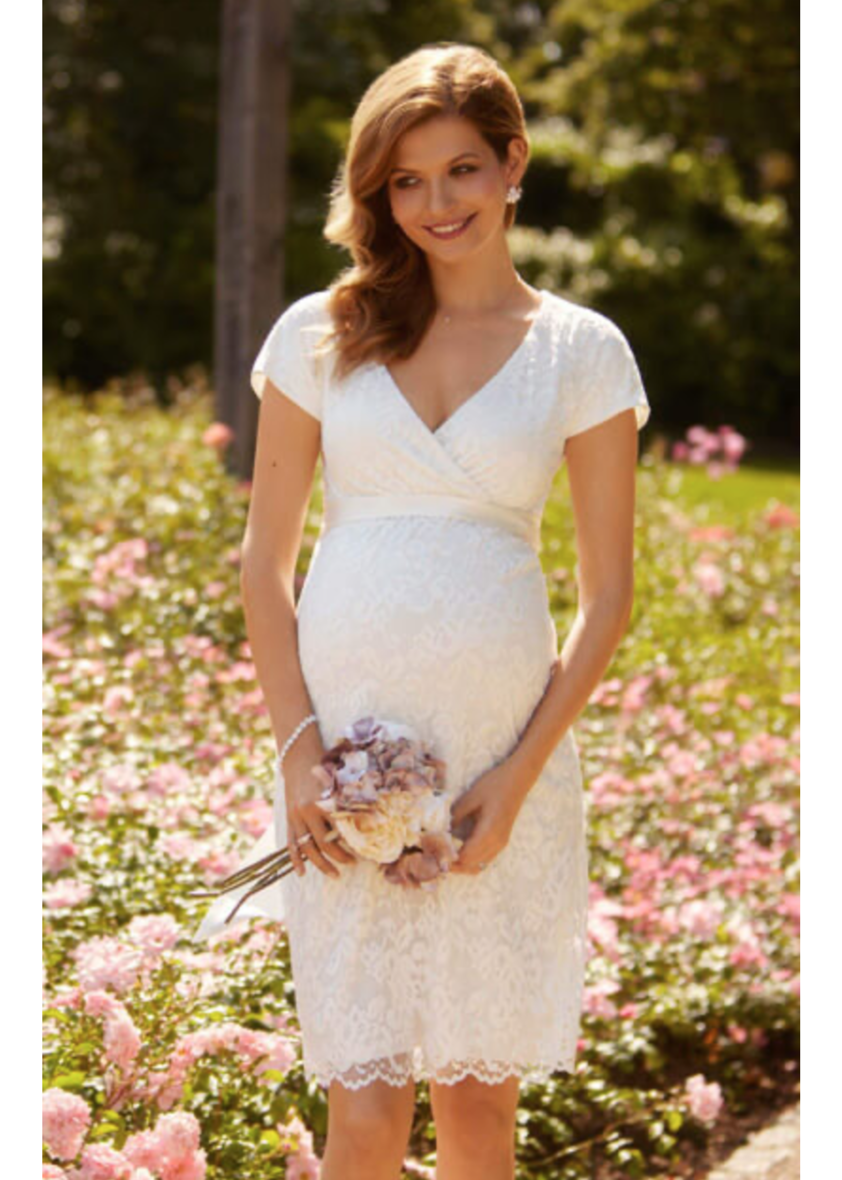 Tiffany Rose BRIDGET SHORT DRESS IVORY