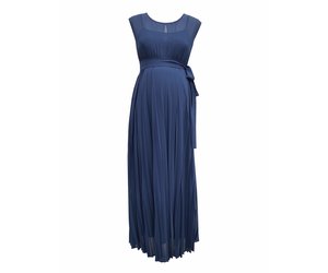 zwangerschapsjurk wit lang