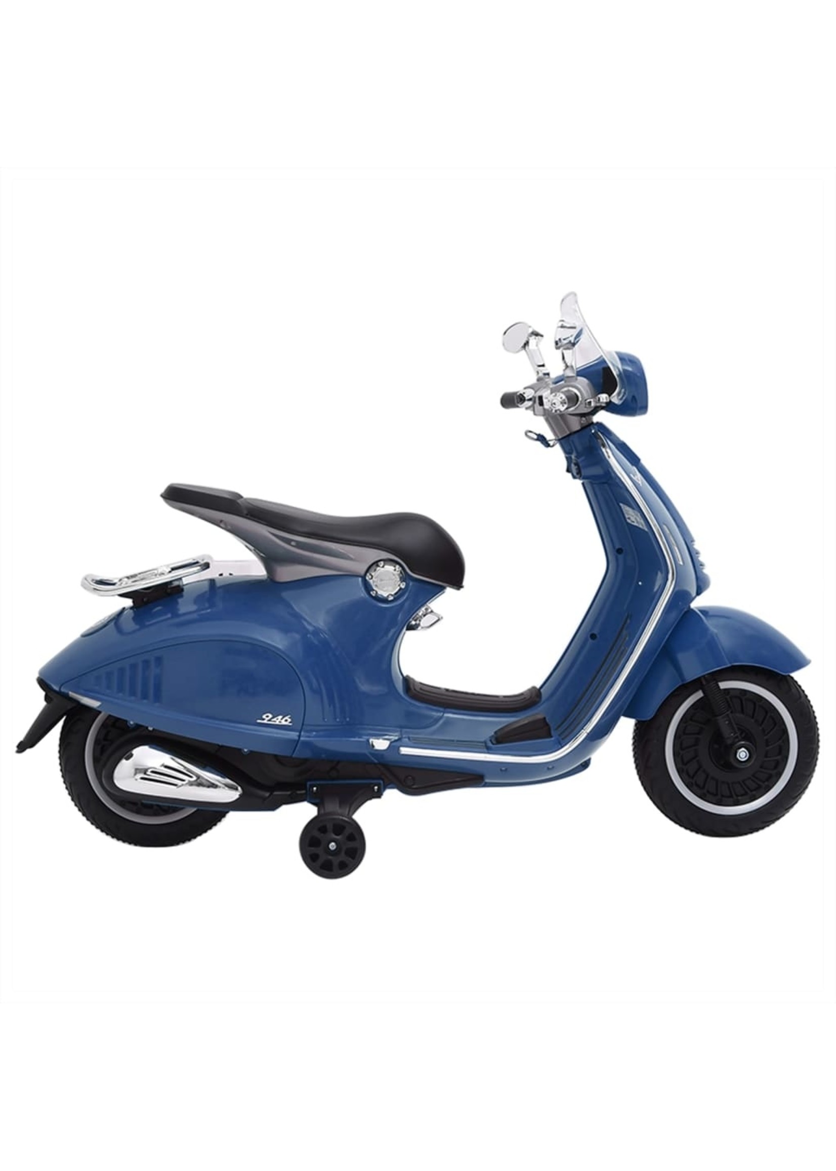 Speelgoedmotor elektrisch Vespa GTS300 blauw - Mammie's
