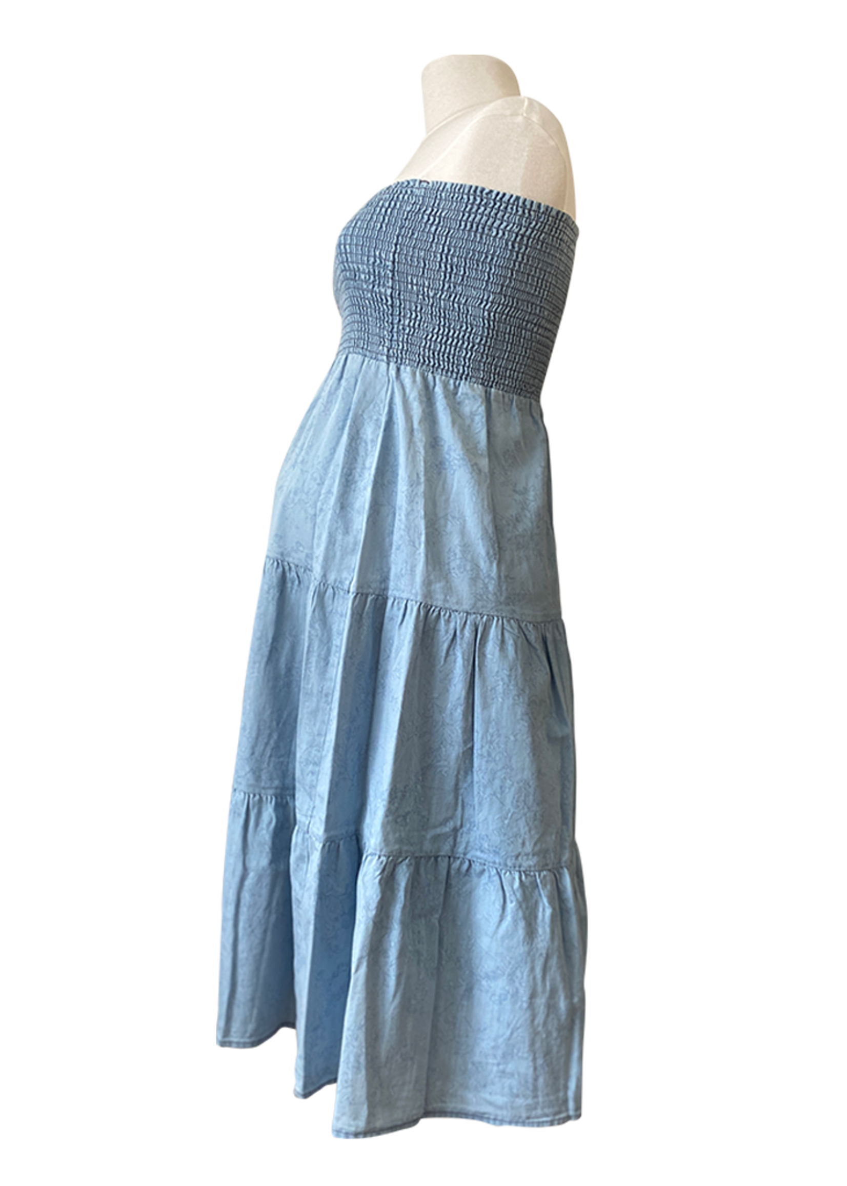 LOVE2WAIT Skirt Denim Smock-Light wash