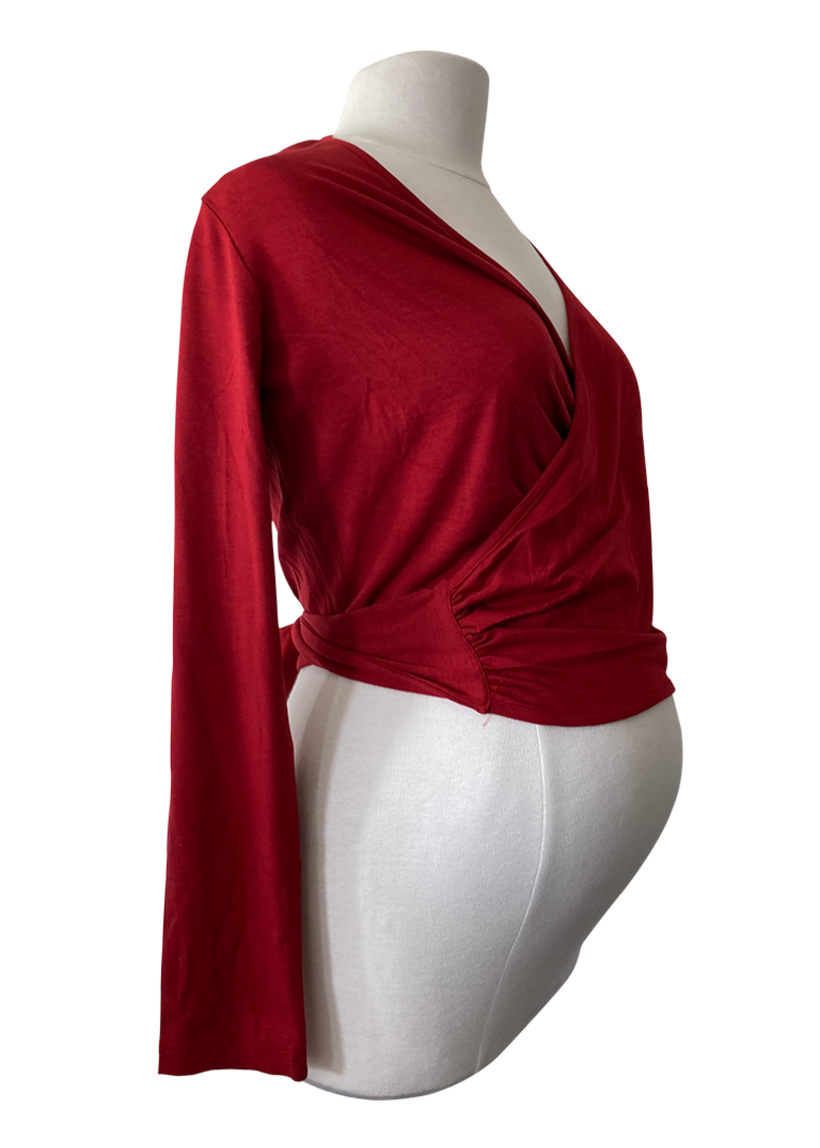 FRAGILE Cardigan (Wrap) met lange mouw  X1101  Cotton/Modal Jersey