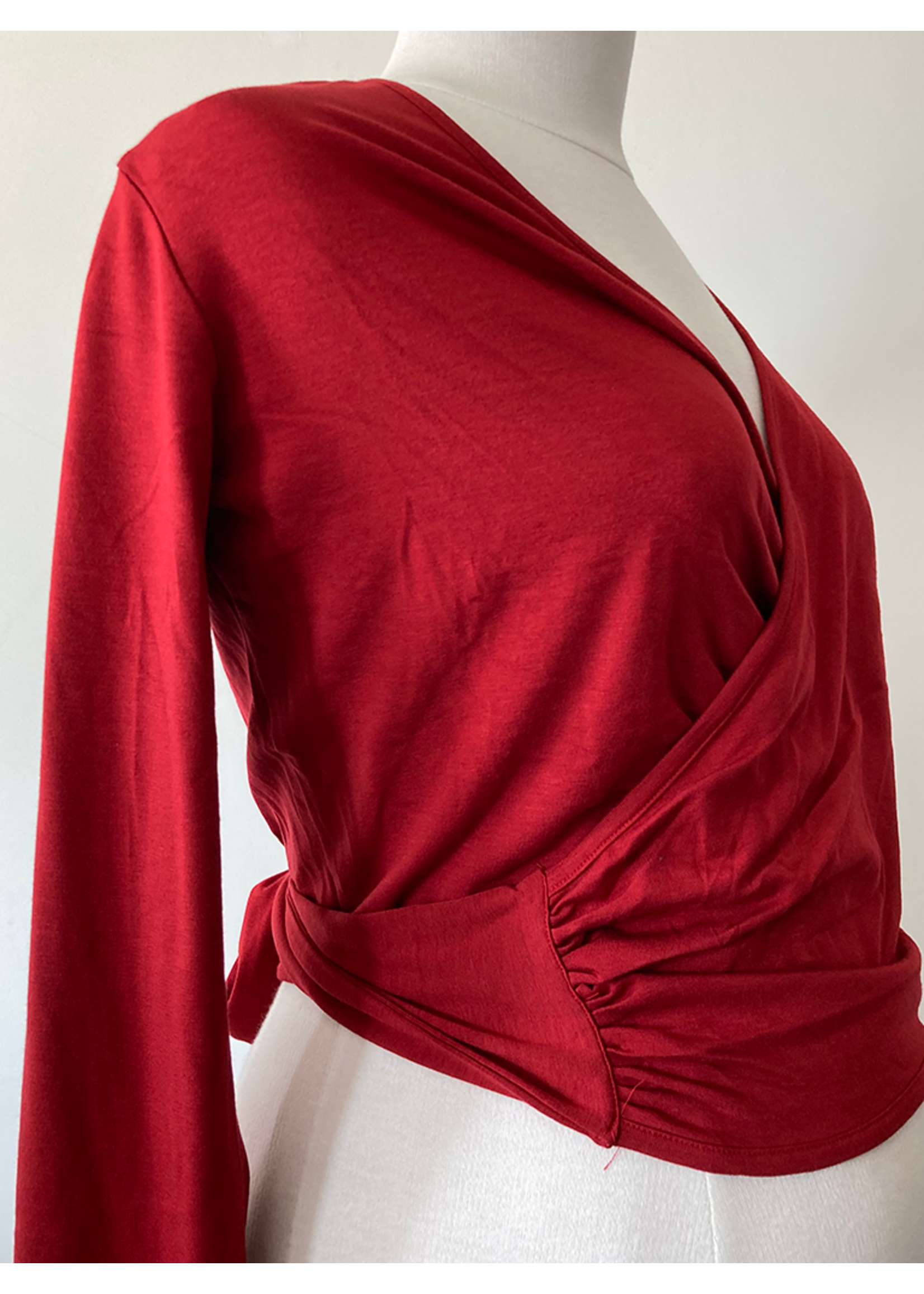 FRAGILE Cardigan (Wrap) met lange mouw  X1101  Cotton/Modal Jersey