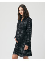 RIPE Fifi Shirt Dress Black