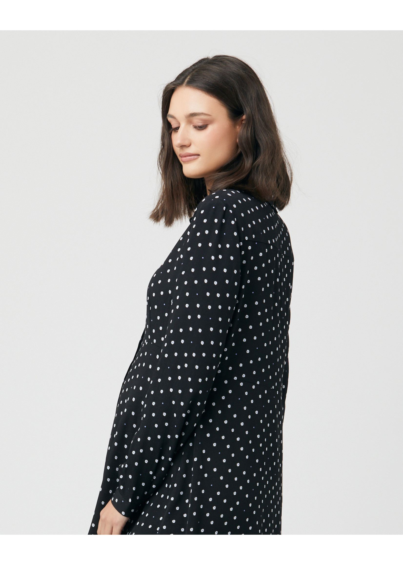 RIPE Shirt Dress Fifi zwart, zwanger, voeding