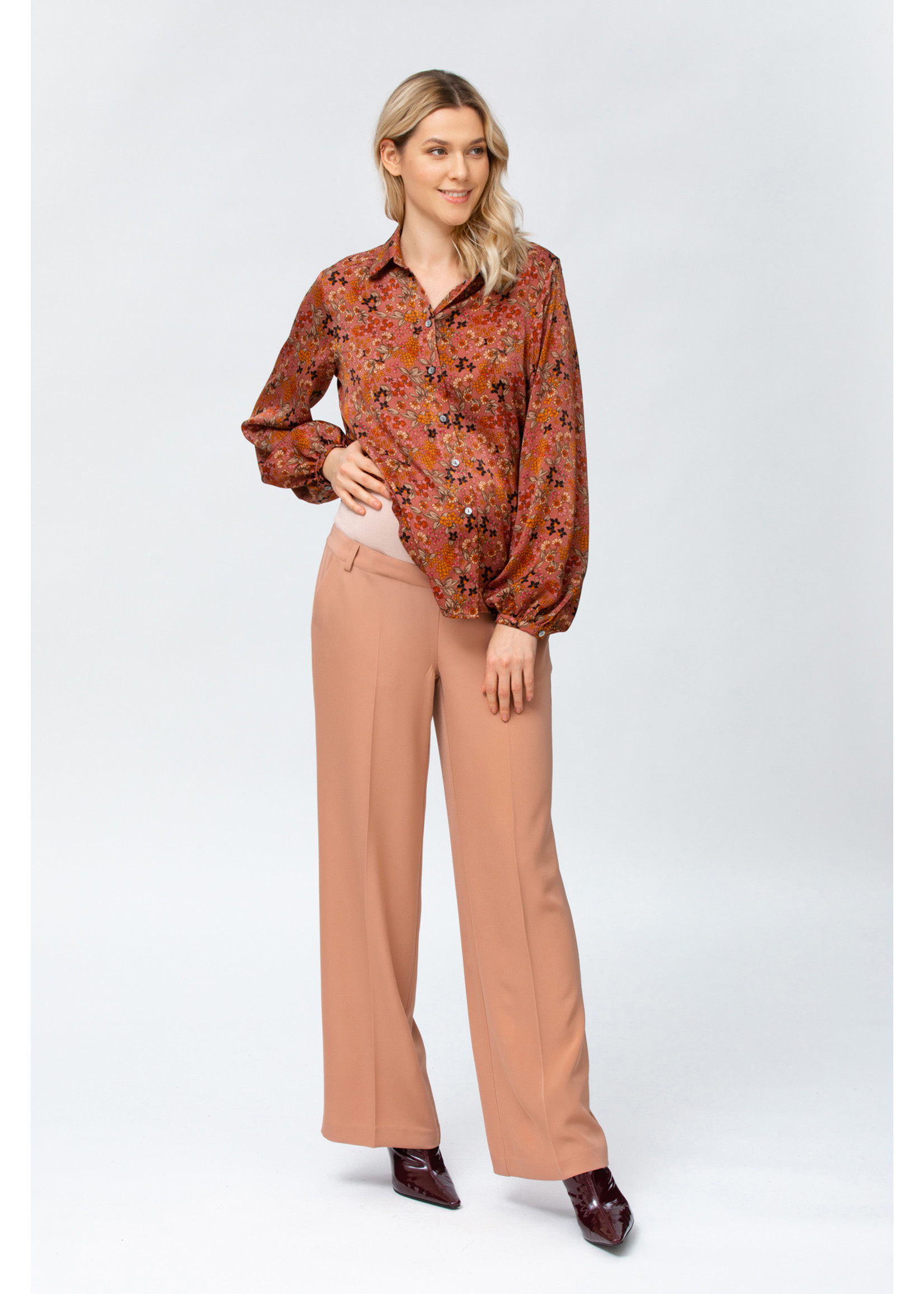 PIETRO BRUNELLI TROUSERS FREDDIE DESERT ROSE