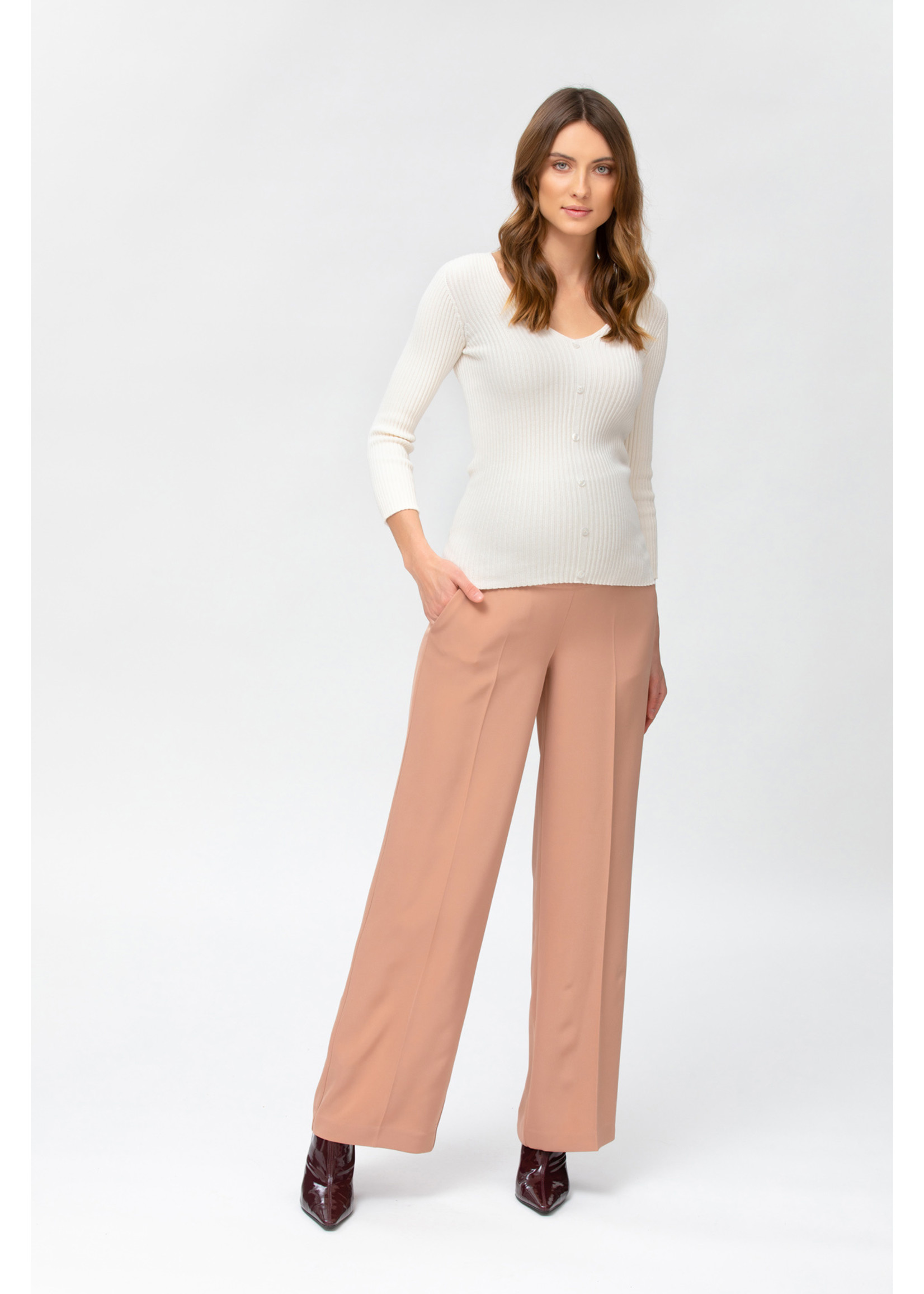 PIETRO BRUNELLI TROUSERS FREDDIE DESERT ROSE