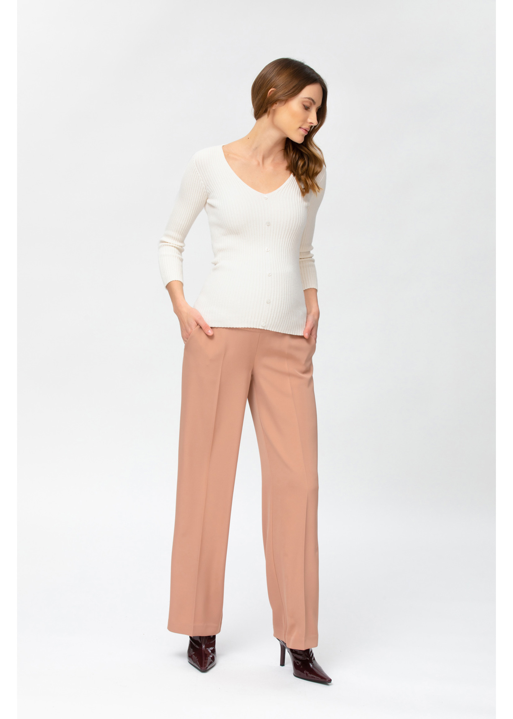 PIETRO BRUNELLI TROUSERS FREDDIE DESERT ROSE