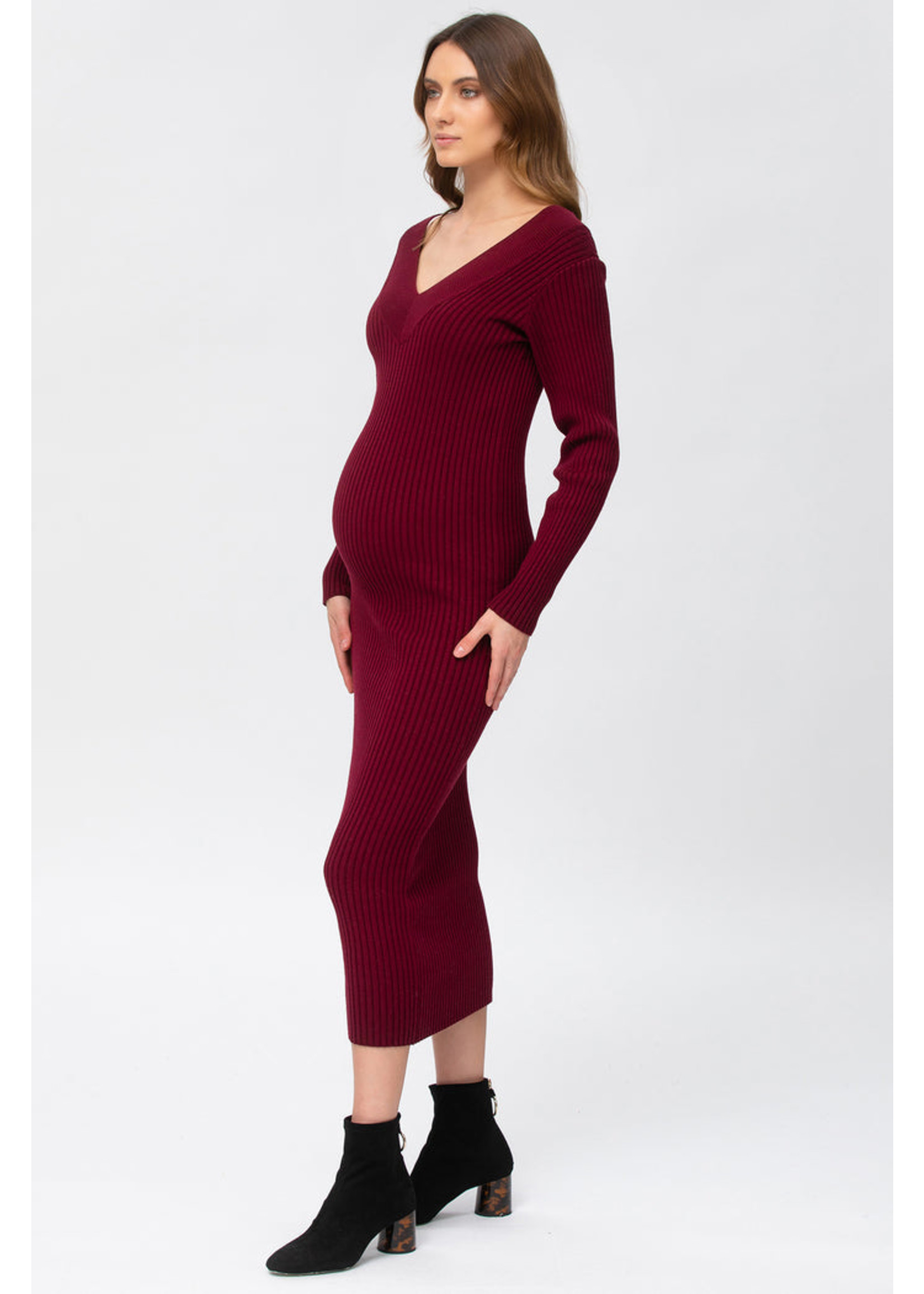 PIETRO BRUNELLI DRESS CARA DRESS RED PEAR