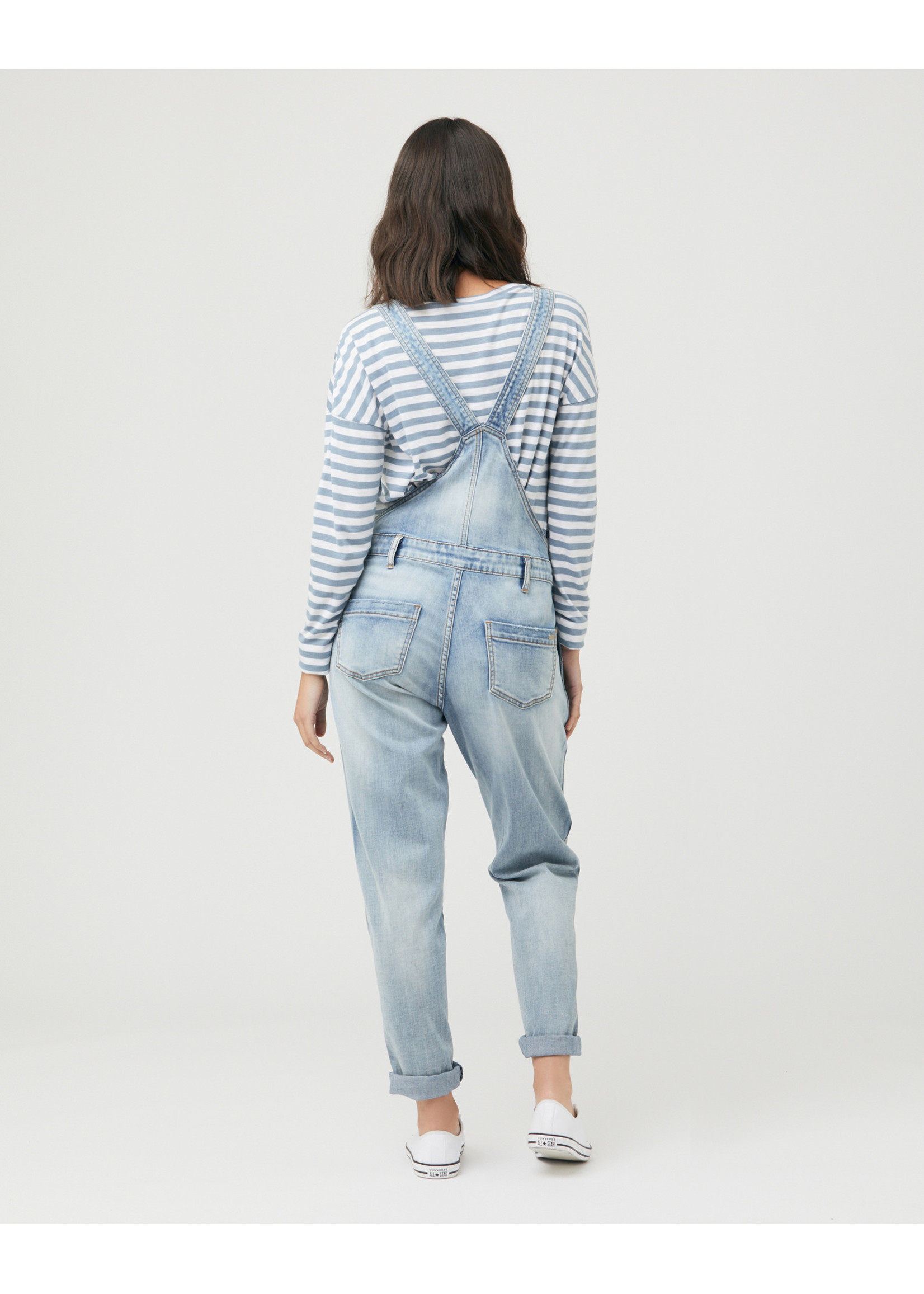 RIPE Denim Overalls Pale Blue