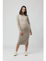 RIPE Dani Knit Skirt Latte