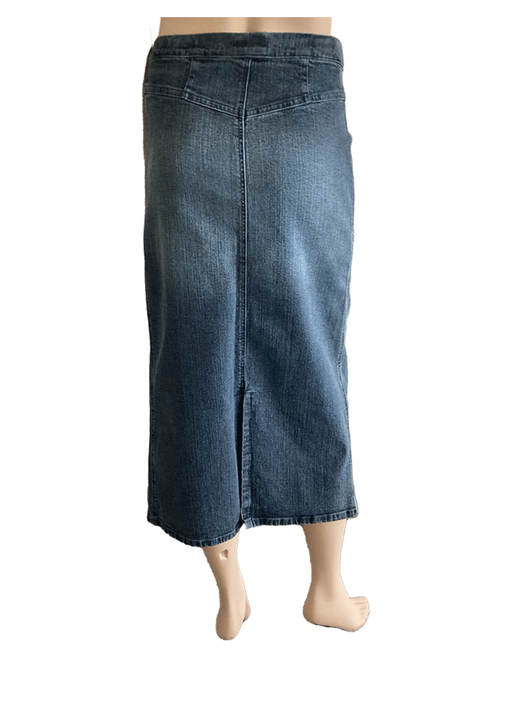 SARA-MENONOVE Zwangerschapsrok Jeans Rok Lang