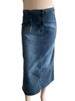 SARA-MENONOVE Zwangerschapsrok Jeans Rok Lang