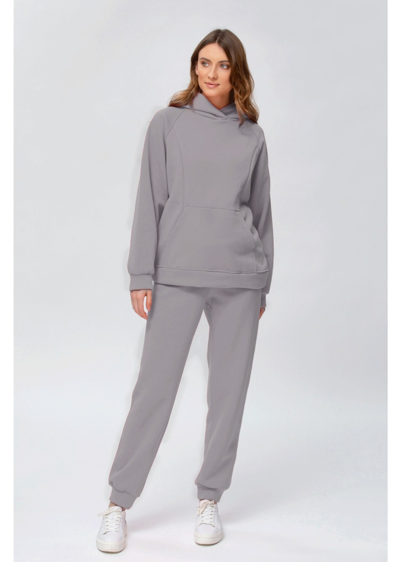 PIETRO BRUNELLI JUMPSUIT COZY VALENTINA TRACKSUIT CUTE LIGHT GREY MEL