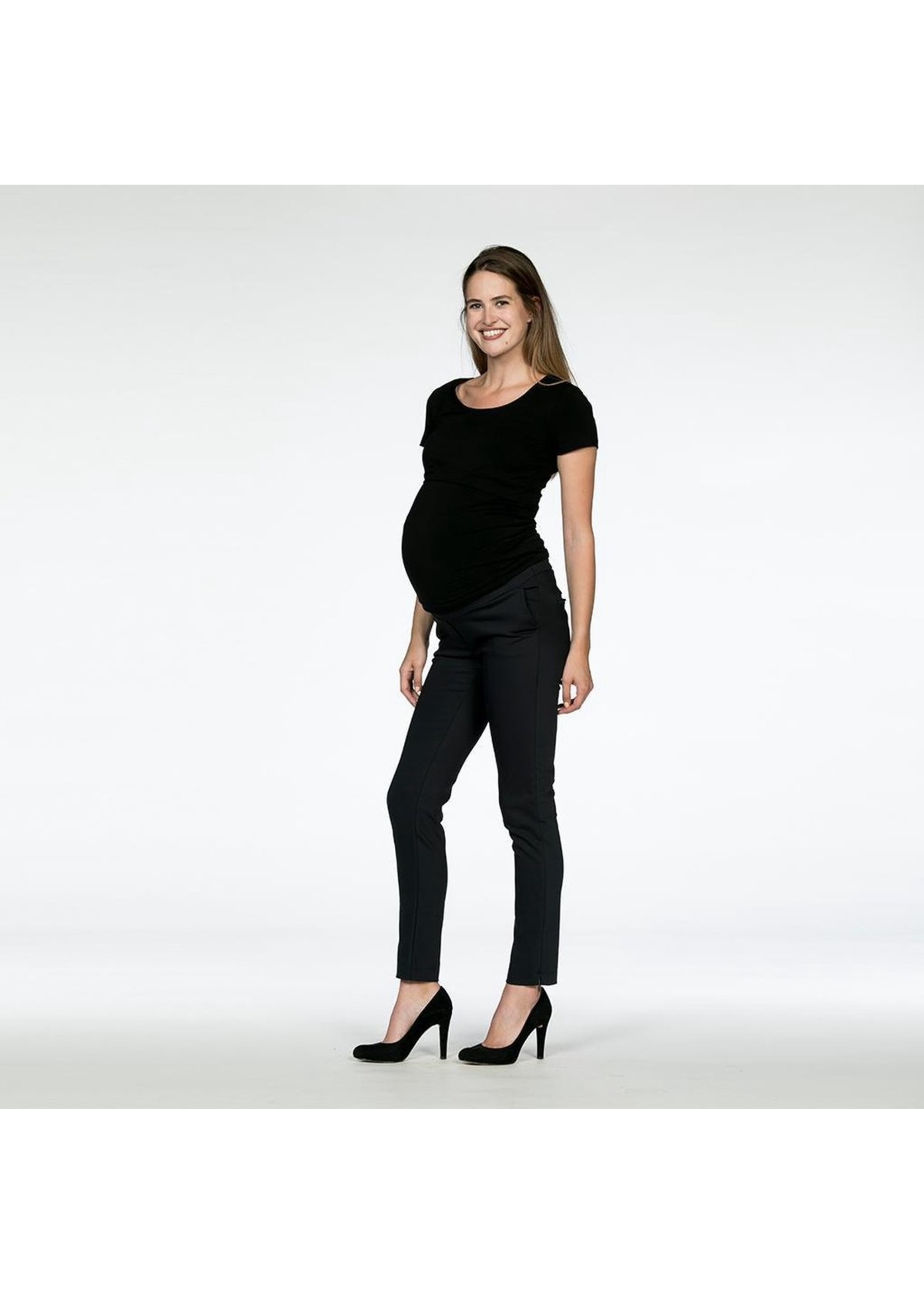 LOVE2WAIT Love2Wait Zwangerschapsbroek - Pantalon - Zwart - 29/34